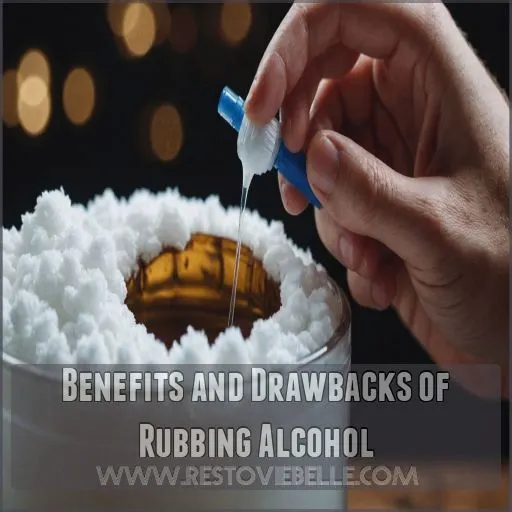 Benefits and Drawbacks of Rubbing Alcohol