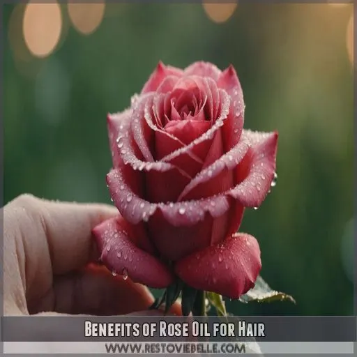 Benefits of Rose Oil for Hair