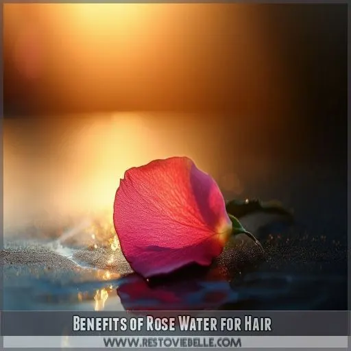 Benefits of Rose Water for Hair