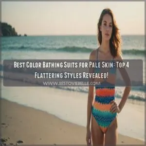 best color bathing suits for pale skin