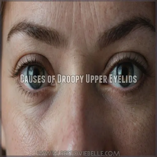 Causes of Droopy Upper Eyelids