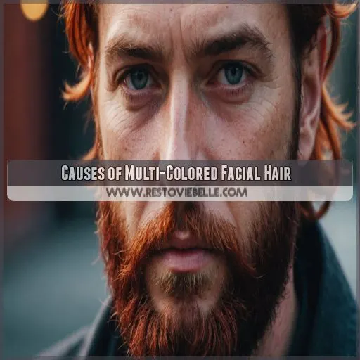 Causes of Multi-Colored Facial Hair