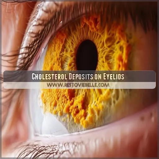 Cholesterol Deposits on Eyelids