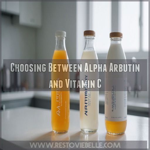 Choosing Between Alpha Arbutin and Vitamin C