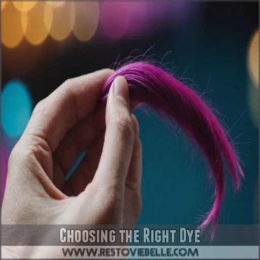 Choosing the Right Dye