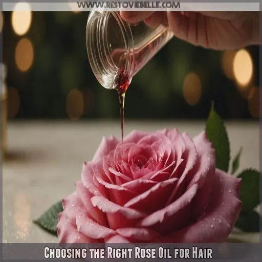 Choosing the Right Rose Oil for Hair