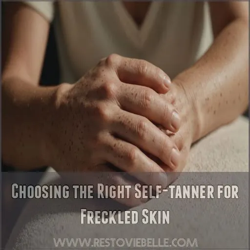 Choosing the Right Self-tanner for Freckled Skin