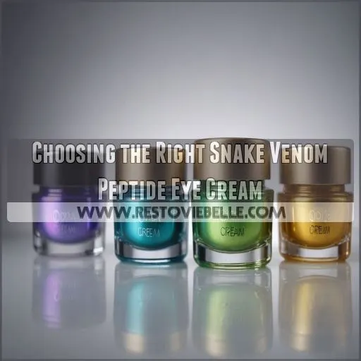 Choosing the Right Snake Venom Peptide Eye Cream