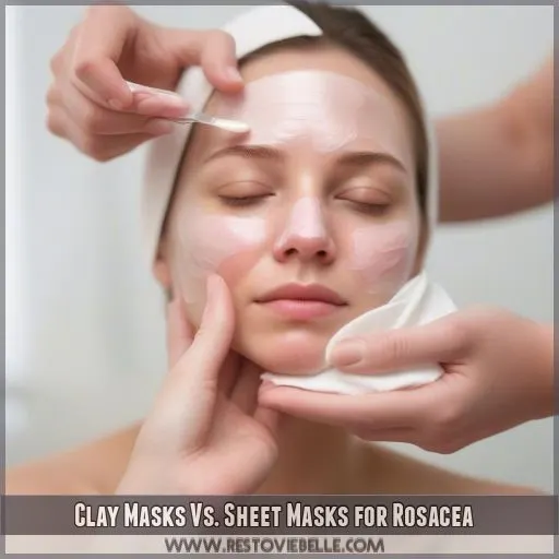 Clay Masks Vs. Sheet Masks for Rosacea