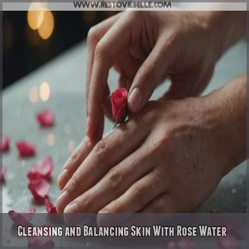 Cleansing and Balancing Skin With Rose Water