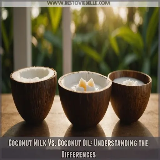 Coconut Milk Vs. Coconut Oil: Understanding the Differences