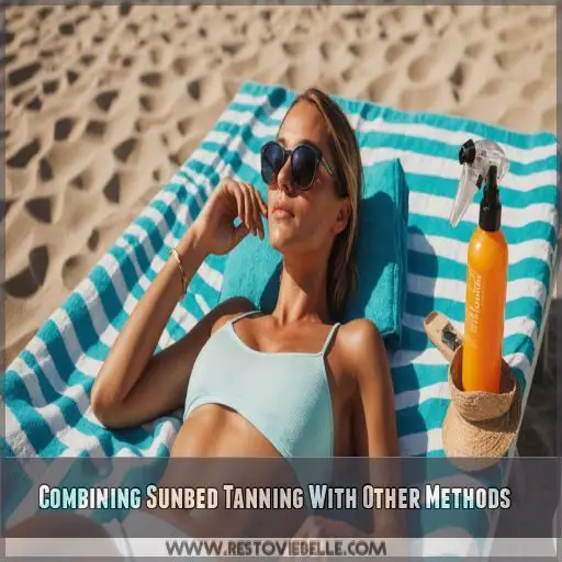 Combining Sunbed Tanning With Other Methods