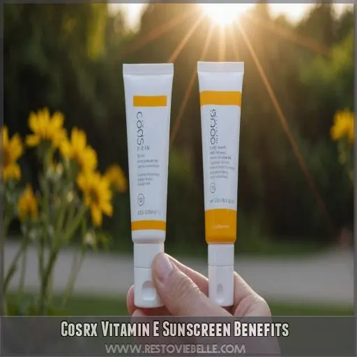 Cosrx Vitamin E Sunscreen Benefits