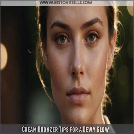 Cream Bronzer Tips for a Dewy Glow