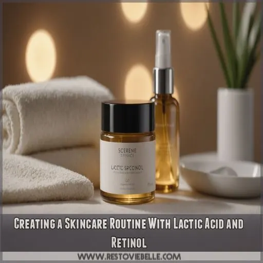 Creating a Skincare Routine With Lactic Acid and Retinol