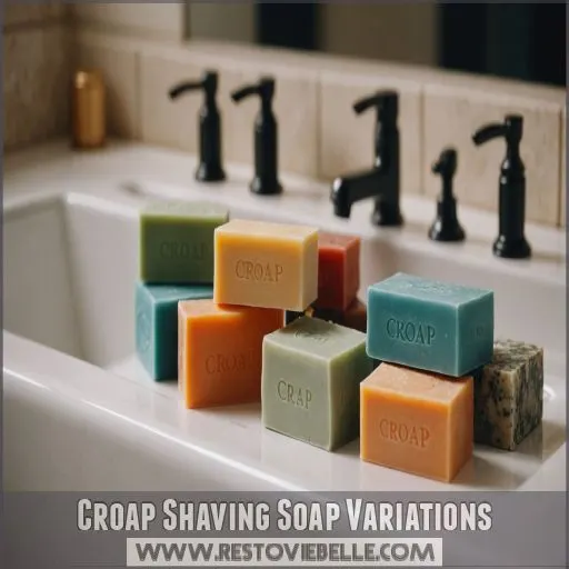 Croap Shaving Soap Variations