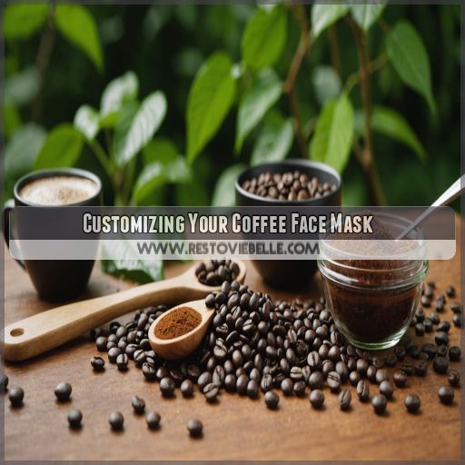 Customizing Your Coffee Face Mask