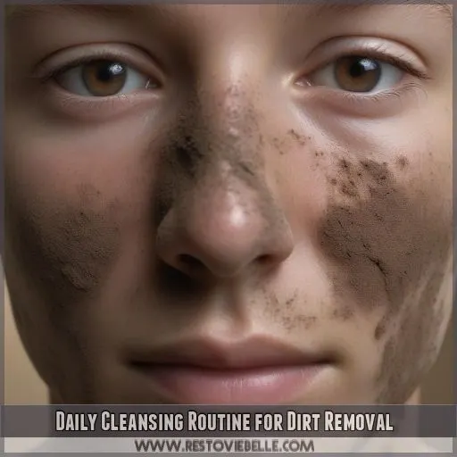 Daily Cleansing Routine for Dirt Removal