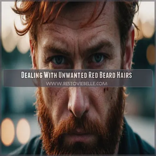 Dealing With Unwanted Red Beard Hairs