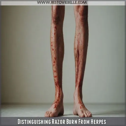 Distinguishing Razor Burn From Herpes