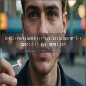 does chewing gum make your face skinnier