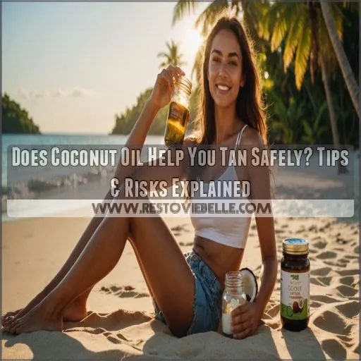 does coconut oil help you tan