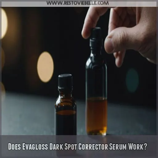 Does Evagloss Dark Spot Corrector Serum Work