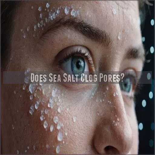 Does Sea Salt Clog Pores