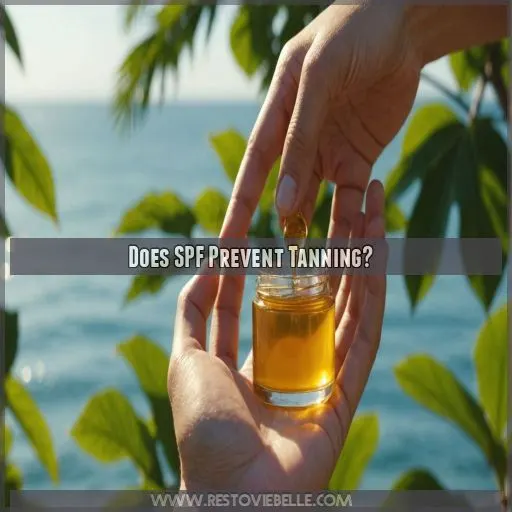 Does SPF Prevent Tanning