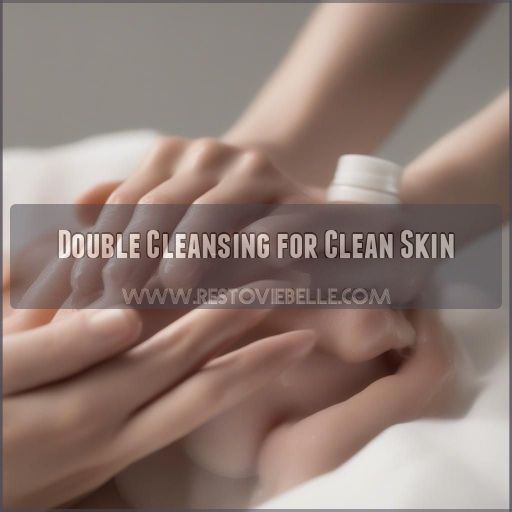 Double Cleansing for Clean Skin