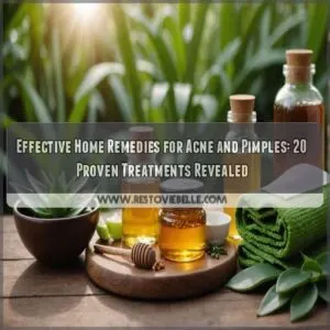 effective home remedies for acne and pimples