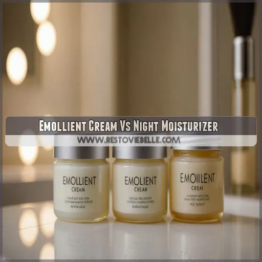 Emollient Cream Vs Night Moisturizer