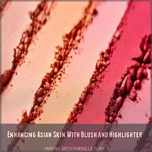 Enhancing Asian Skin With Blush and Highlighter