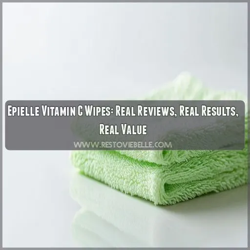 epielle vitamin c facial cleansing facial tissues wipes towelettes review