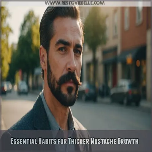 Essential Habits for Thicker Mustache Growth