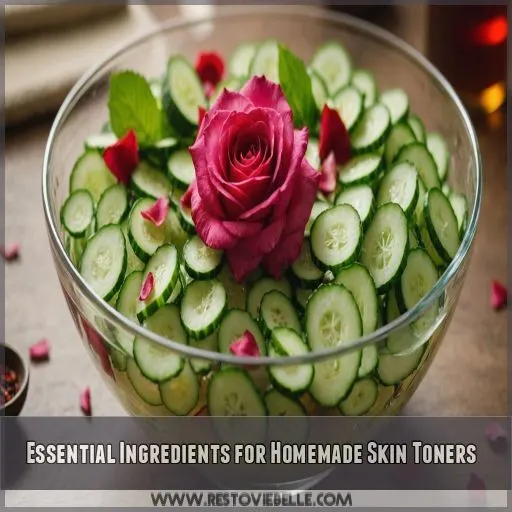 Essential Ingredients for Homemade Skin Toners