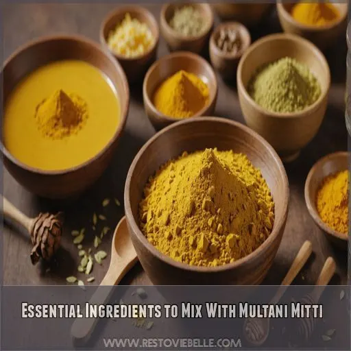 Essential Ingredients to Mix With Multani Mitti