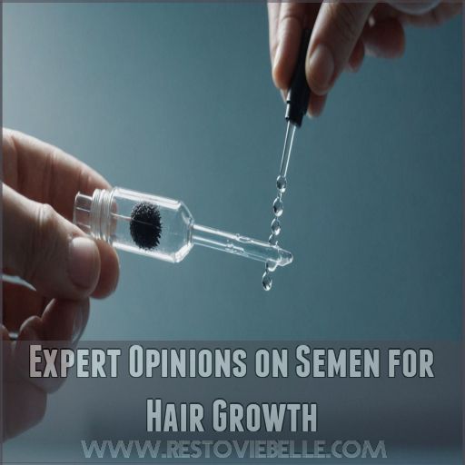 Expert Opinions on Semen for Hair Growth