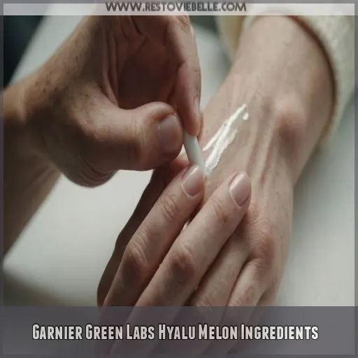 Garnier Green Labs Hyalu Melon Ingredients