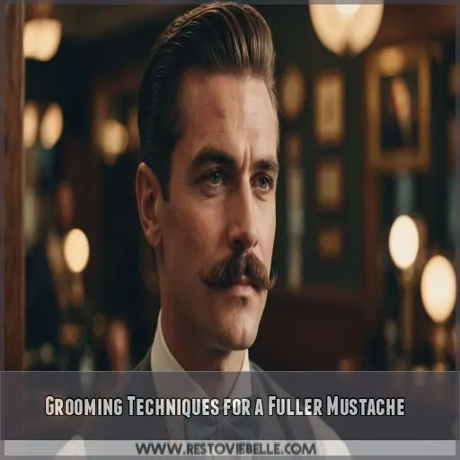 Grooming Techniques for a Fuller Mustache