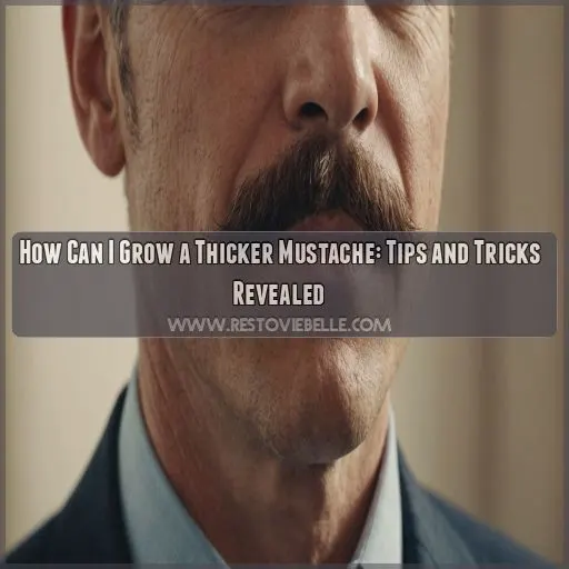 how can i grow a thicker mustache