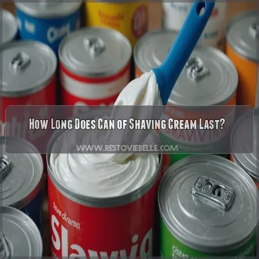 How Long Does Can of Shaving Cream Last