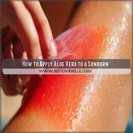 How to Apply Aloe Vera to a Sunburn