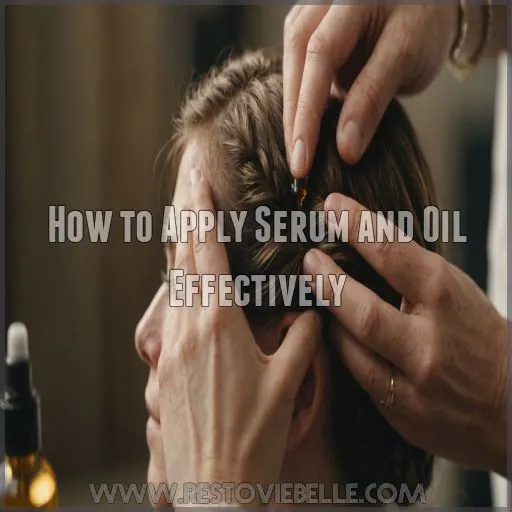 How to Apply Serum and Oil Effectively