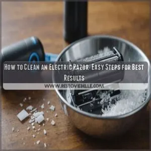 how to clean an electric razor