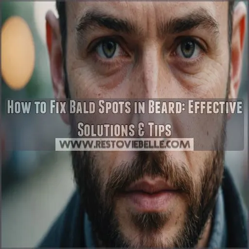 how to fix bald spots in beard