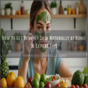 how to get healthy skin naturally at home