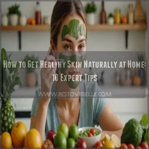 how to get healthy skin naturally at home