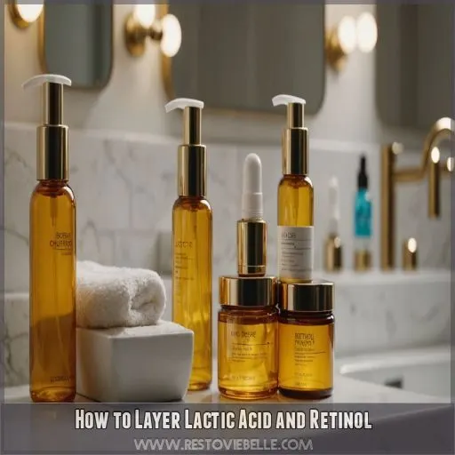 How to Layer Lactic Acid and Retinol