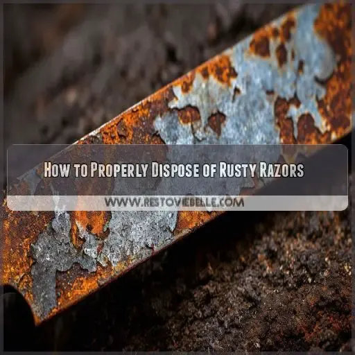 How to Properly Dispose of Rusty Razors